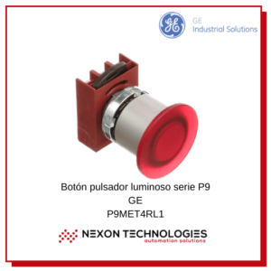 Botón luminoso P9MET4RL1 | General Electric