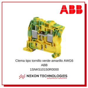 Bloque de terminales ABB 1SNK510150R0000