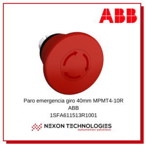 Boton paro de emergencia ABB 1SFA611513R1001