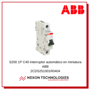 Disyuntor mini 40A ABB 2CDS251001R0404