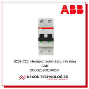 Disyuntor mini 25A ABB 2CDS252001R0254