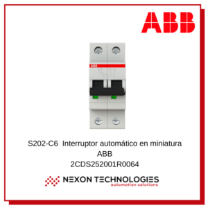 Disyuntor mini 6A ABB 2CDS252001R0064