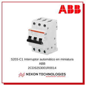 Disyuntor mini 1A ABB 2CDS253001R0014