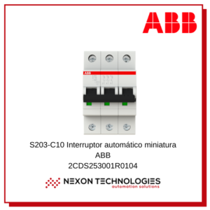 Disyuntor mini 10A ABB 2CDS253001R0104