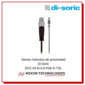 Sensor inductivo DCC04M0.6PSK-K-TSL