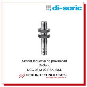 Sensor inductivo DCC08M02PSK-TSL