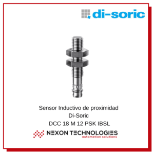 Sensor inductivo DCC18M12PSK-IBSL