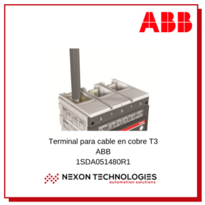 Terminales frontales para cable de cobre ABB