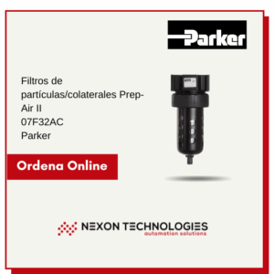 Filtros de partículascolaterales Prep-Air II 07F32AC Parker