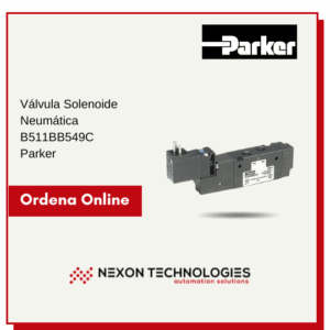 Válvula Solenoide Neumática B511BB549C Parker