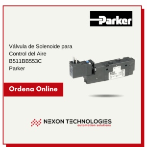 Válvula de Solenoide para Control del Aire B511BB553C Parker